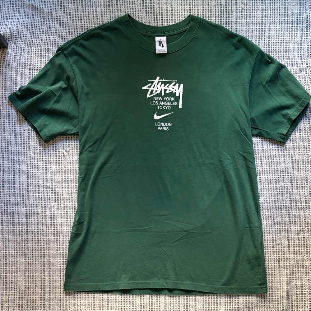 Stussy Forest Green Short Sleeve Tee